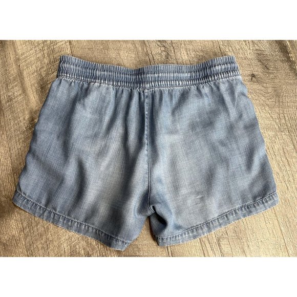 Banana Republic Shorts Womens‎ XS Blue Soft Lyocell Casual Elastic Waist Pockets - Picture 6 of 10